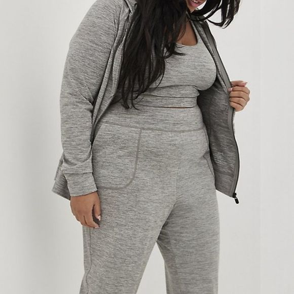 Happy Camper By Torrid Grey Brushed Pull On Casual Relaxed Fit Pant Size…5XL - Picture 3 of 6